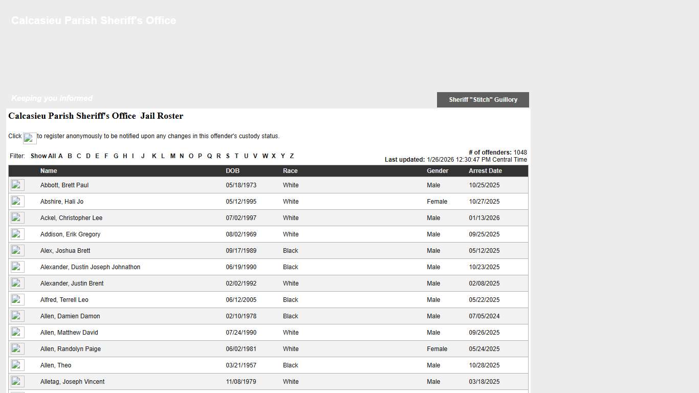 Calcasieu Parish Jail